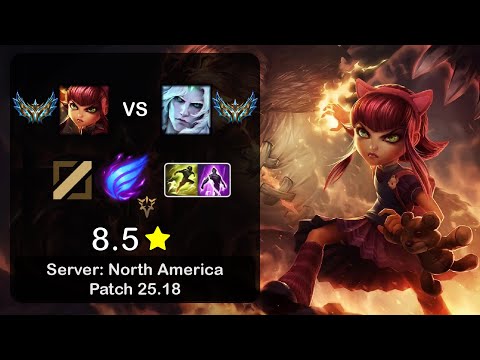 Annie Mid vs Viego - NA Challenger - Patch 25.18