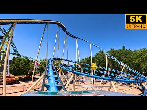 On-ride point of view of Colossus the Fire Dragon