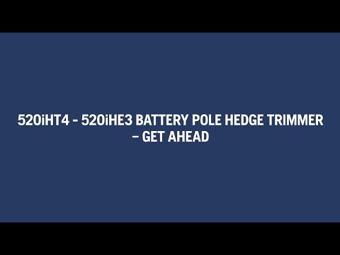 Get started and operate Husqvarna battery pole hedge trimmers for full-time professional use