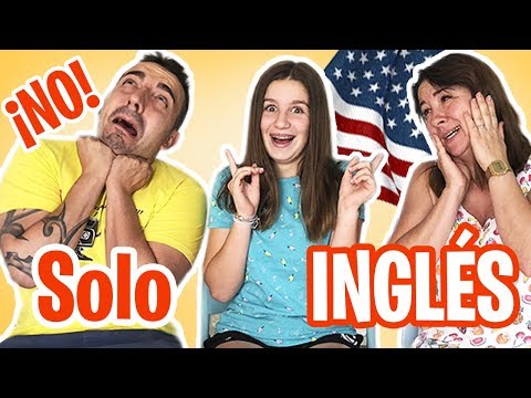 Hablando SOLO en INGLÉS por 24 HORAS // Mis padres ESTÁN LOCOS