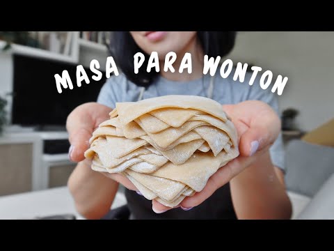 How to Make Wonton Dough (with and without egg) | SoYui