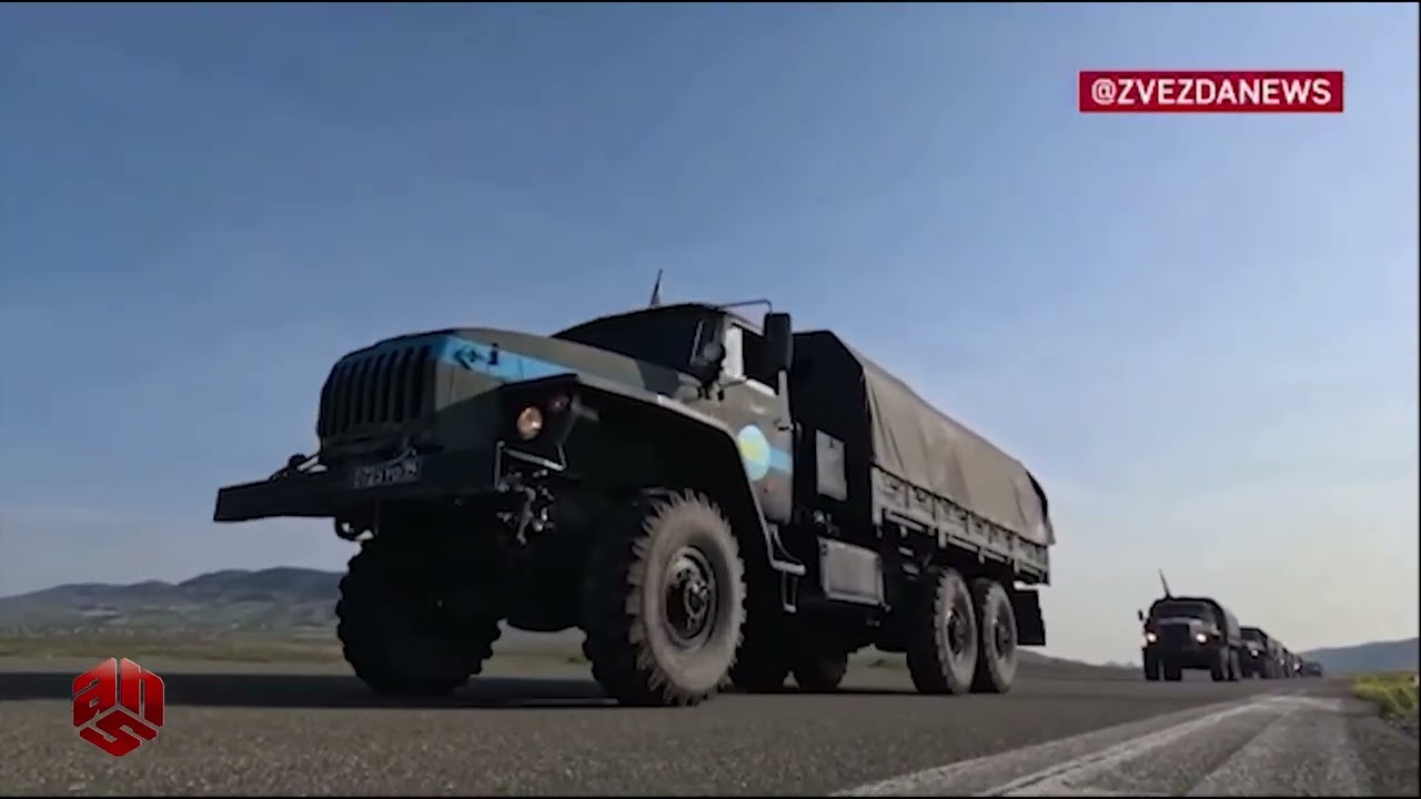 Rusiya SM-in Qarabağı tərk etməsinin yeni görüntüsü VİDEO