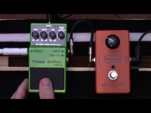 Boss PH 3 Phaser Vs MXR Phase 90 - Phaser Pedal Shootout