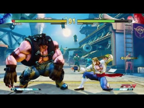 Street Fighter V Arcade Edition Abigail vs Vega