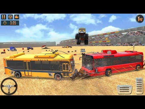Bus Derby Stunts Crash Destruction (by Vital Games Production) Android Gameplay [HD]