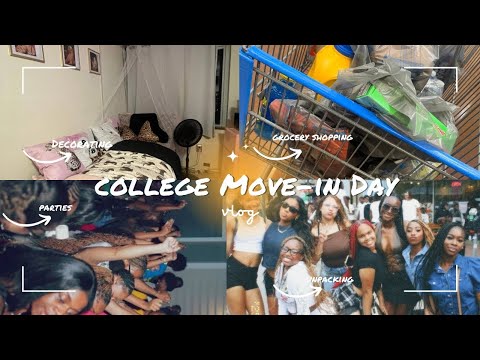 001: COLLEGE DIARIES ❦ | Move into college with me! New friends, parties, etc!