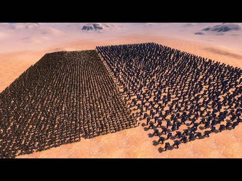 5000 Imperial Guard vs 2000 Space Marines Warhammer Battle - UEBS Ultimate Epic Battle Simulator