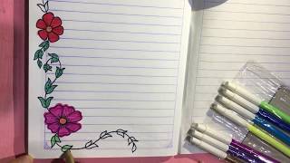 رسمة وردة بالخطوات سهلة وبسيطة