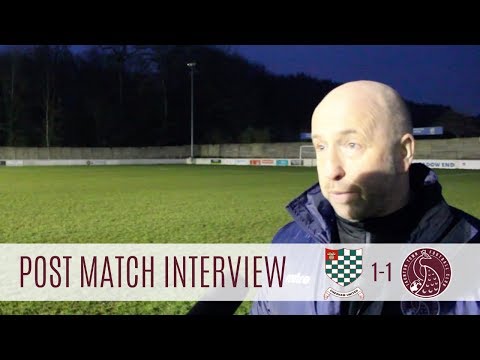 Rob Dray Post Match Interview: Chesham United 1-1 Taunton Town