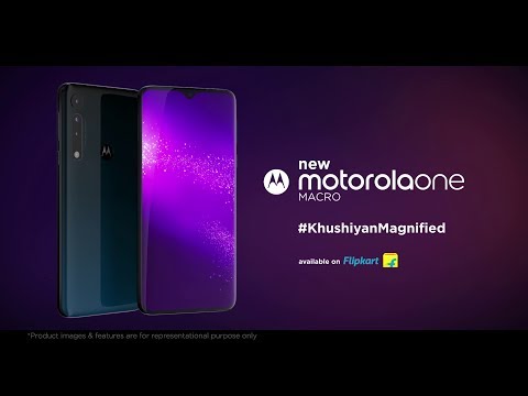 Introducing the new motorola one macro | #KhushiyanMagnified