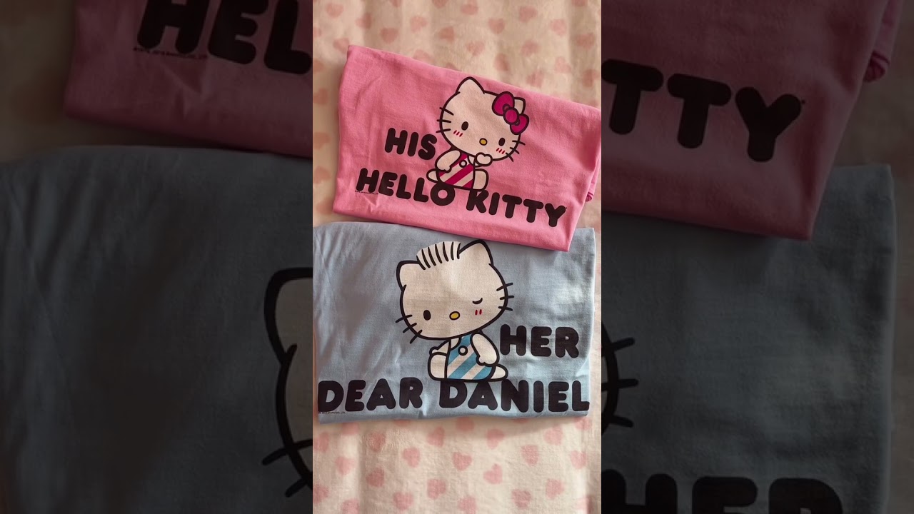 Cute hello kitty & sanrio couple shirts #hellokitty