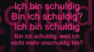 LaFee Unschuldig lyrics