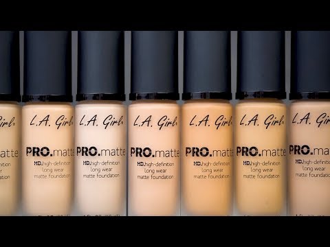 Tips & Tricks For Flawless Foundation with LA Girl Pro.Coverage HD