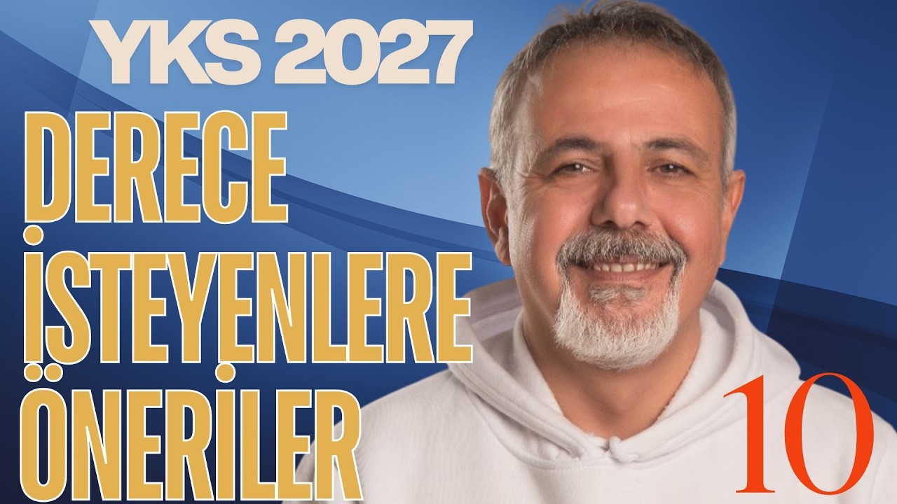 YKS 2027 DE DERECE YAPMAK İÇİN DOĞRU STRATEJİ