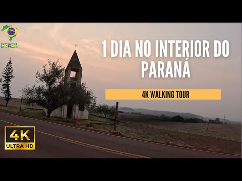 1 dia descobrindo o interior do Paraná! (4K/60FPS)