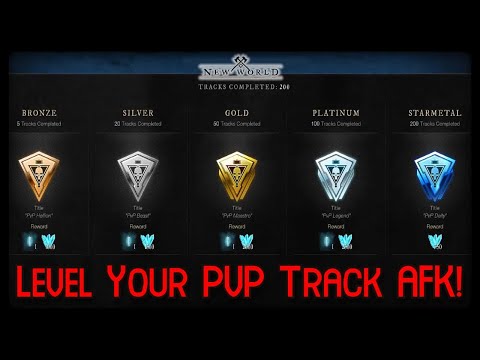 Level Your PVP Tracks AFK! (New World: Aeternum)