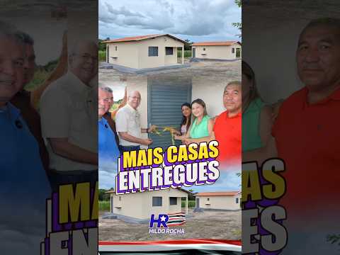 Anapurus ganha casas viabilizadas pelo deputado federal Hildo Rocha
