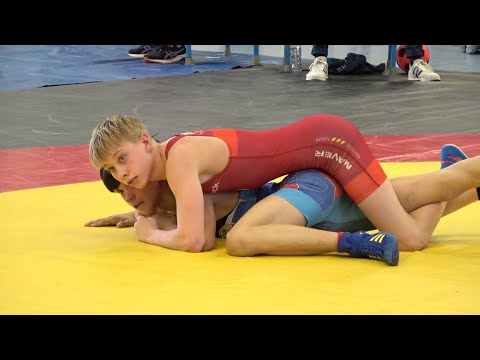 Wrestling / Ringen Brandenburg-Cup 2025, Freestyle, Jug. A (U17), 48 kg, Flat - Schulz