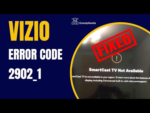 Error Code 2902_1 Vizio