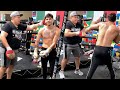 RYAN GARCIA TRAINING FOR POTENTIAL ISAAC CRUZ FIGHT! CRACKING HOOKS ON THE MITTS WITH EDDY REYNOSO