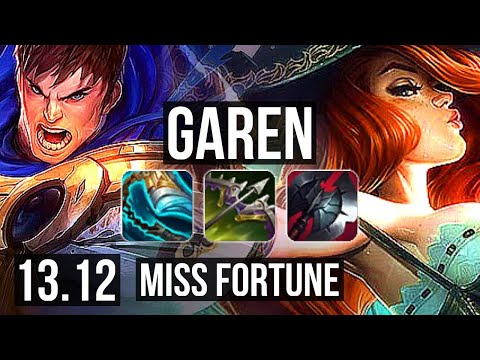 GAREN & Zyra vs MISS FORTUNE & Soraka (ADC) | Rank 6 Garen, Legendary | NA Challenger | 13.12