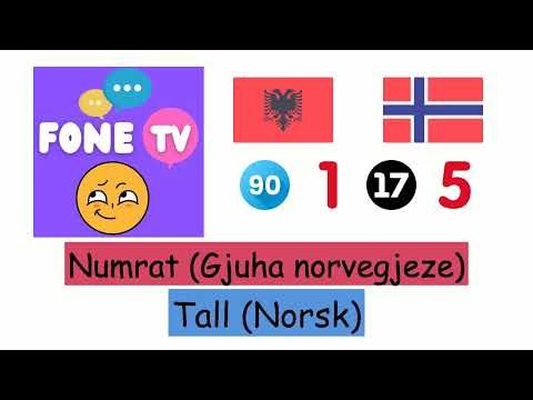 Numrat (Gjuha norvegjeze) (sq-no)