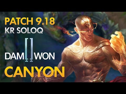 Damwon Canyon - Lee Sin Jungle - KDA 14/2/12