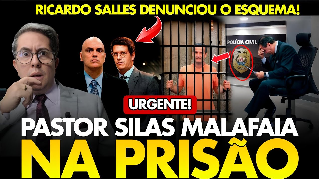 URGENTE! A PRlSÃO de SILAS MALAFAIA foi ENTREGUE todo o ESQUEMA é uma VERGONHA no MEIO EVANGÉLICO!