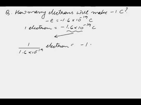 Number of Electrons in One Coulomb