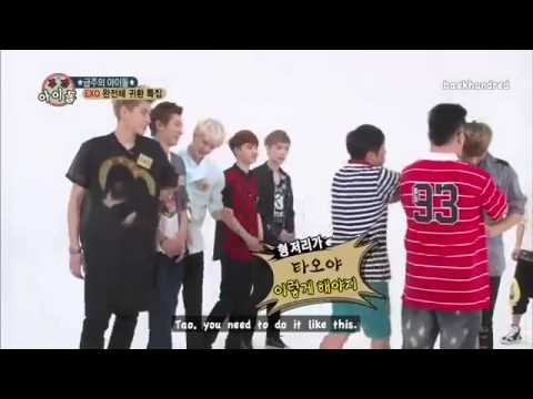 ENGSUB 130814 EXO Weekly Idol CUT! ChanHunSuChen Power!!