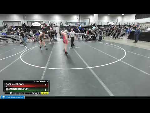 152 Lbs Cons. Round 2 - Clemente Holguin, CA Vs Cael Andrews, IL 7d54