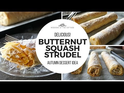 BUTTERNUT SQUASH STRUDEL recipe | Bundevara!