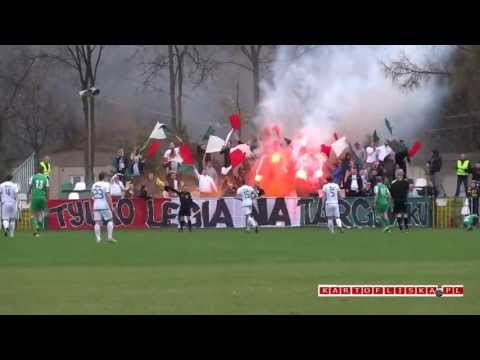 Potrójna oprawa kibiców GKP Targówek. 20.04.2013 (GKP Targówek - Lechia Tomaszów 2:2)