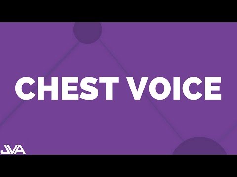 CHEST VOICE VOCAL EXERCISE #6 (arpeggio on "AH")