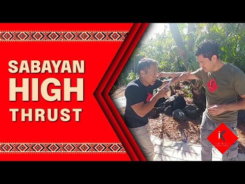 11.3 Learn Sabayan  High Thrust | Filipino Martial Arts Angles of Attack