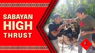 11.3 Learn Sabayan  High Thrust | Filipino Martial Arts Angles of Attack