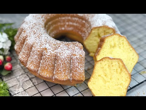 PIU' BUONO DEL MONDO!CIAMBELLONE SOFFICE e ALTO AL PROFUMO DI LIMONE LA RICETTA CLASSICA DELLA NONNA