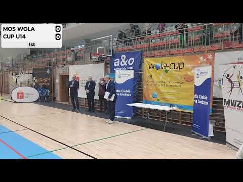 39 MOS WOLA CUP U14 - 2025 Uroczyste zakończenie turnieju