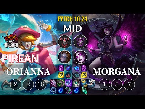 SG Pirean Orianna vs Morgana Mid - KR Patch 10.24