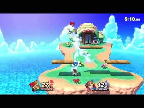 Elite Smash: Mii Gunner (1112) vs Young Link