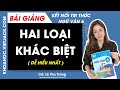 Hai loại khác biệt (2)