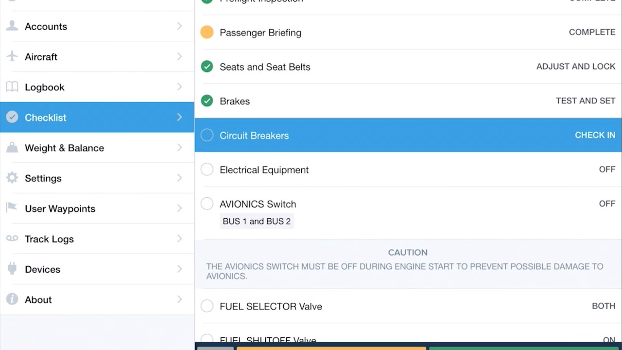 ForeFlight Feature Focus: Checklist