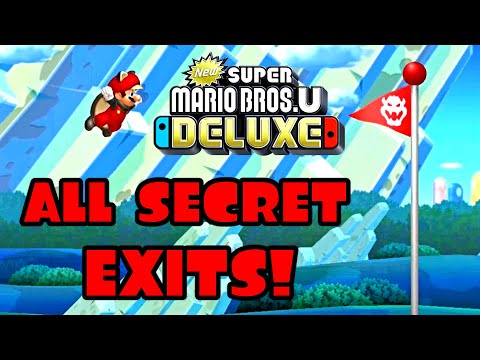 New Super Mario Bros. U (Deluxe) All Secret Exits 100%