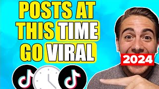 The BEST Times To Post on TikTok To Go VIRAL FAST 2024 (not what you thought)