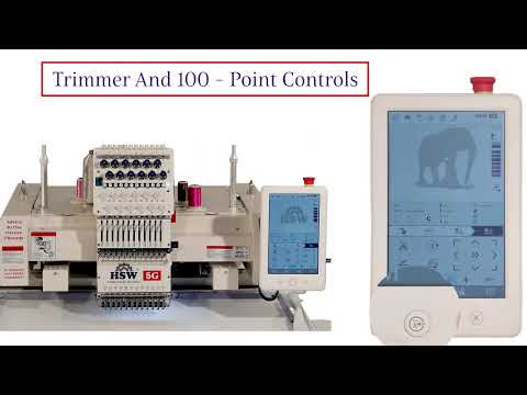 1500 RPM HSW 5G Computerized Embroidery Machine