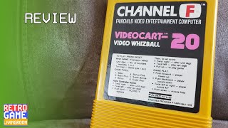 Video Whizball review for the Fairchild Channel F
