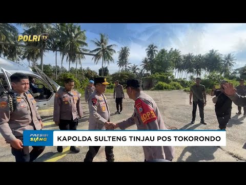 KAPOLDA SULTENG KUNJUNGI POSKOTIS TOKORONDO MOTIVASI PERSONEL OPS MADAGO RAYA