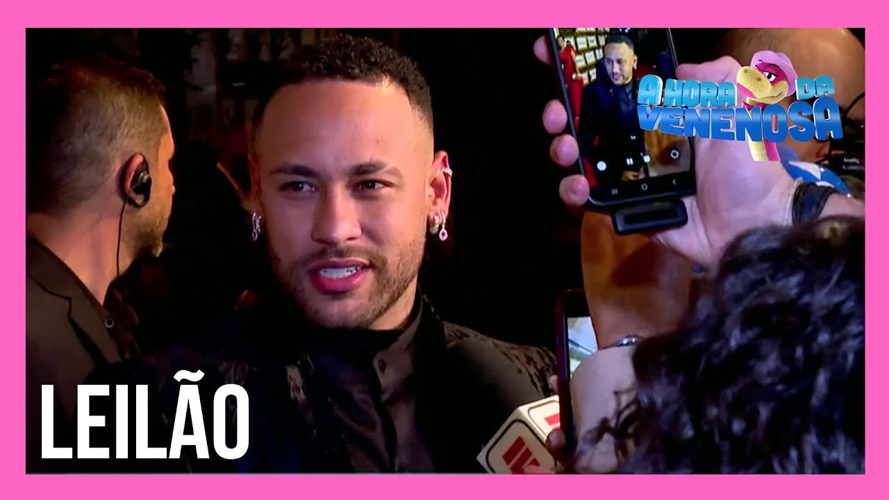 Leilão de Neymar em SP tem relógio de Faustão, cinturão de Popó e R$ 21 milhões de arrecadação