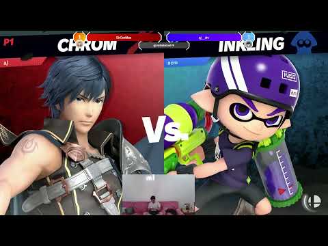 aj__siv (Chrom) vs SirCerMax (Inkling) - ajvitational #4  - Winners Semi Finals