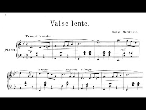 Valse Lente Piano Performance Video